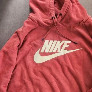 Nike Maroon Sweatshirt with Cream Logo